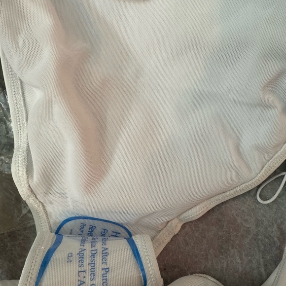 Andie The Tropez White Bikini Swim Bottom XL - Picture 4 of 9